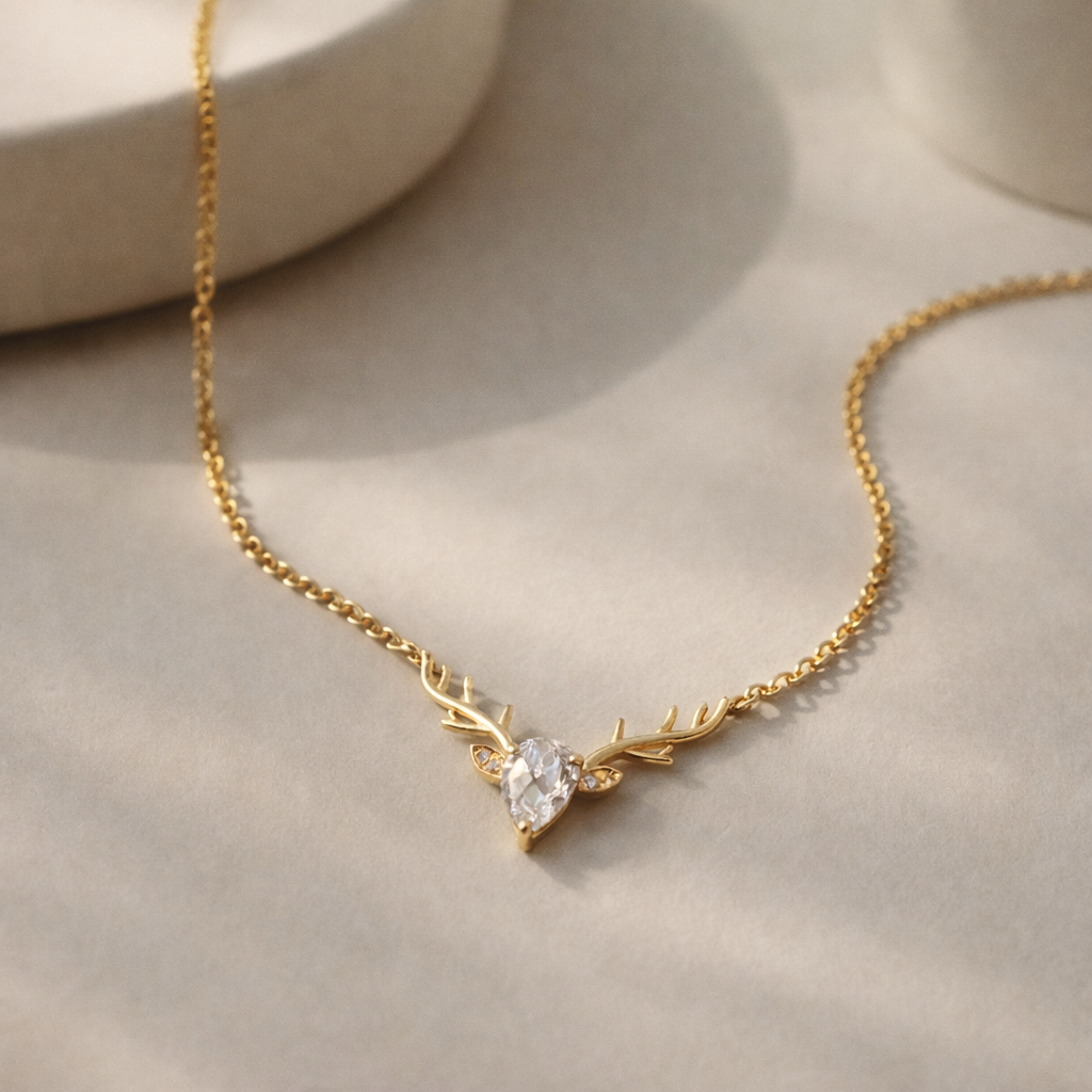 Reindeer Necklace-Anushka Jain Jewellery