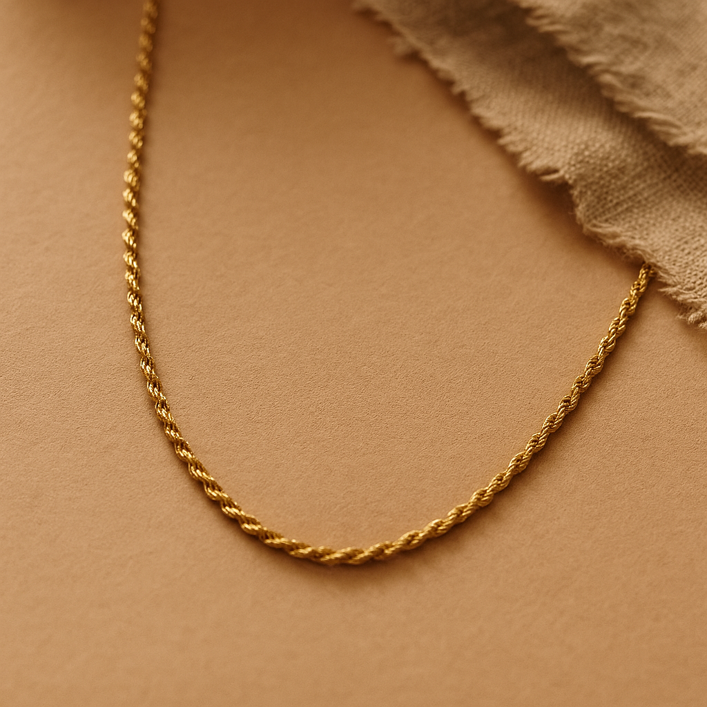Rope Chain-Chains-Gold Vermeil-Anushka Jain Jewellery
