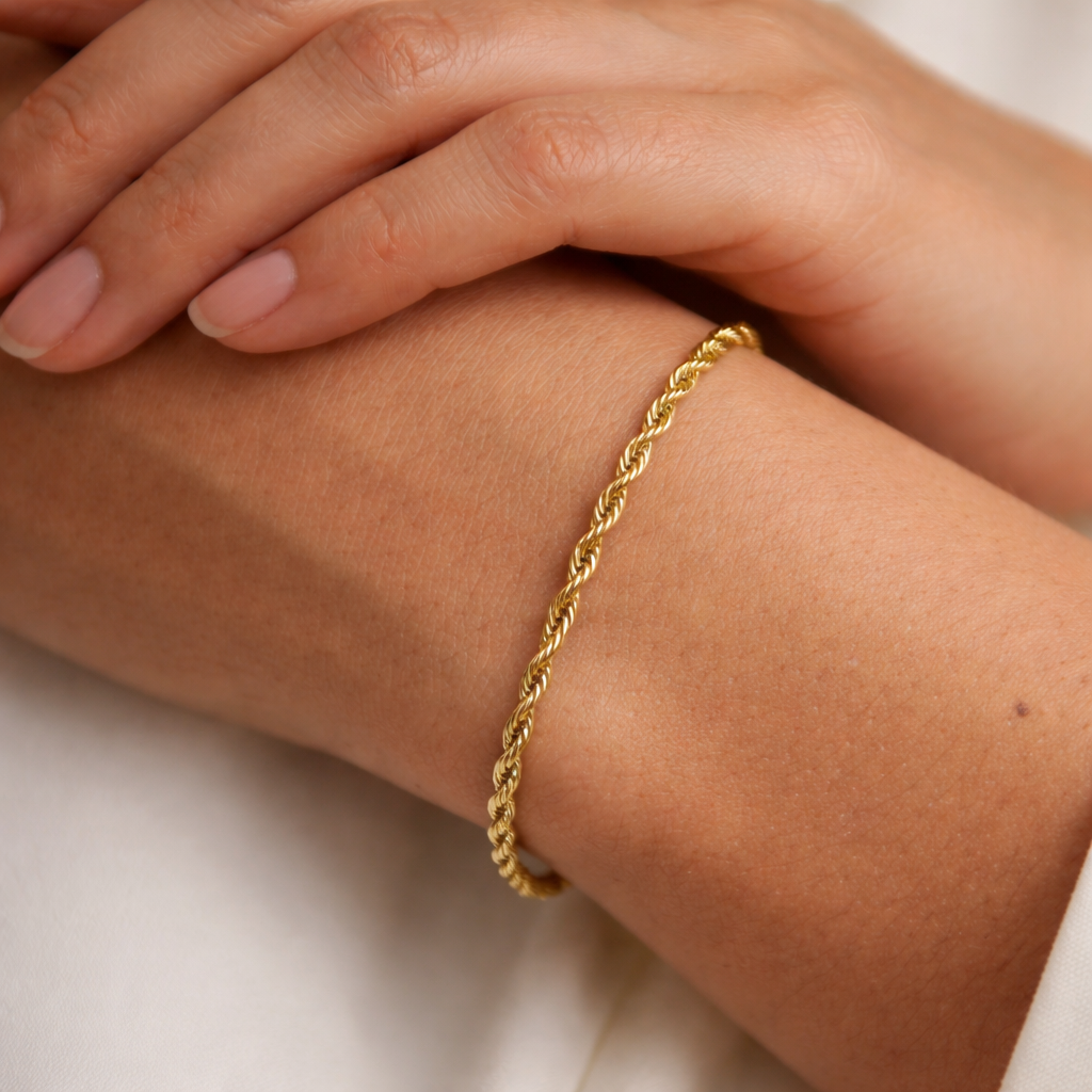 Rope Chain Bracelet-Bracelets-Anushka Jain Jewellery