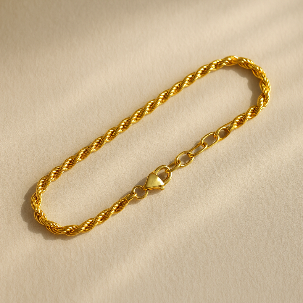 Rope Chain Bracelet-Bracelets-Anushka Jain Jewellery