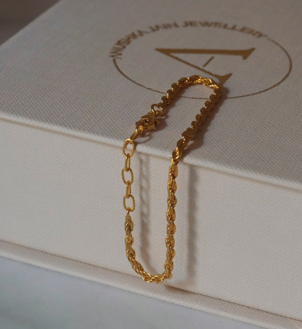 Rope Chain Bracelet-Bracelets-Anushka Jain Jewellery