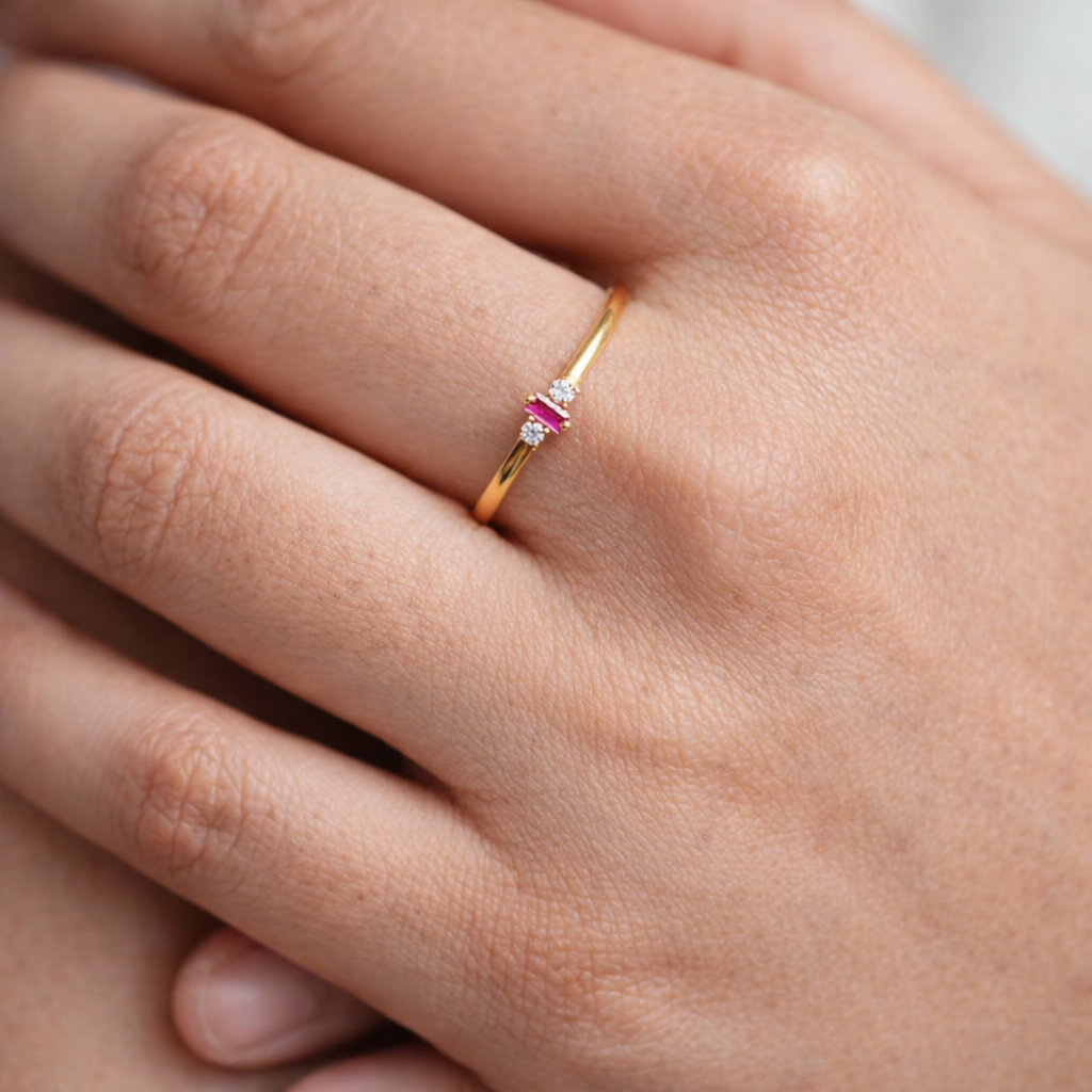 Rose Cascade Ring-Rings-Anushka Jain Jewellery