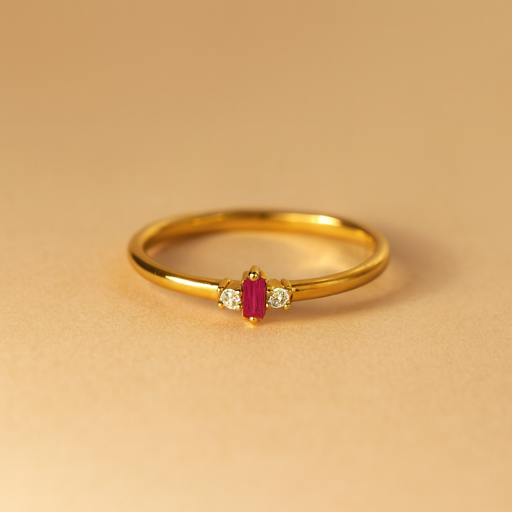 Rose Cascade Ring-Rings-Anushka Jain Jewellery