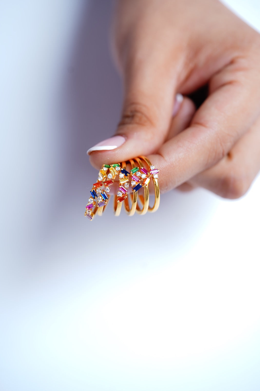 Rose Cascade Ring-Rings-Anushka Jain Jewellery