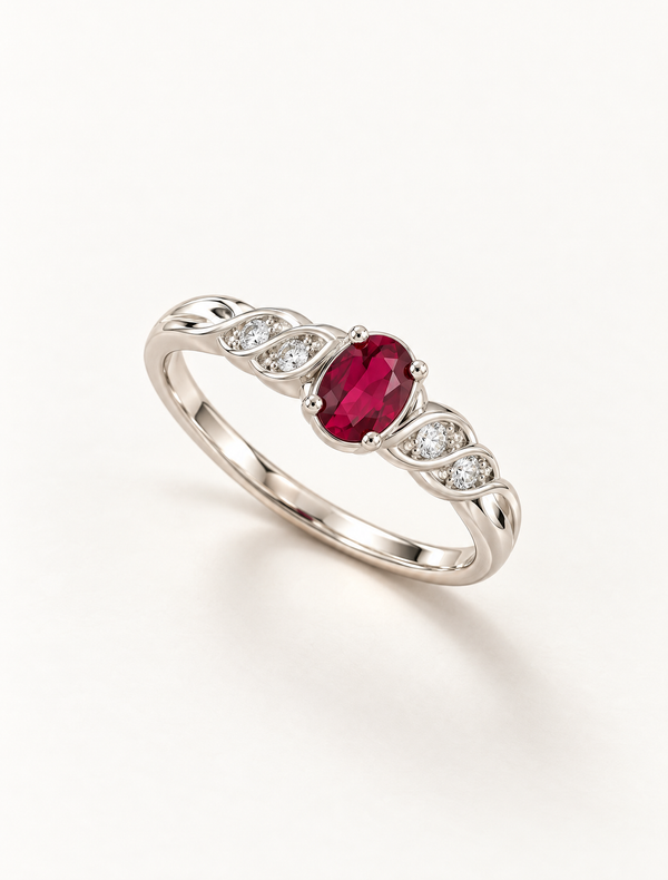 Ruby Vine Ring