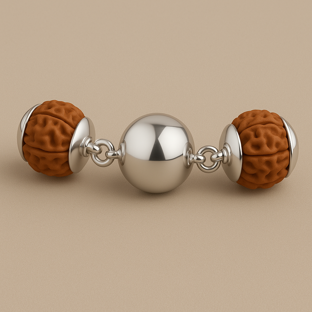Rudraksha Ball Rakhi-Rakhi-Anushka Jain Jewellery