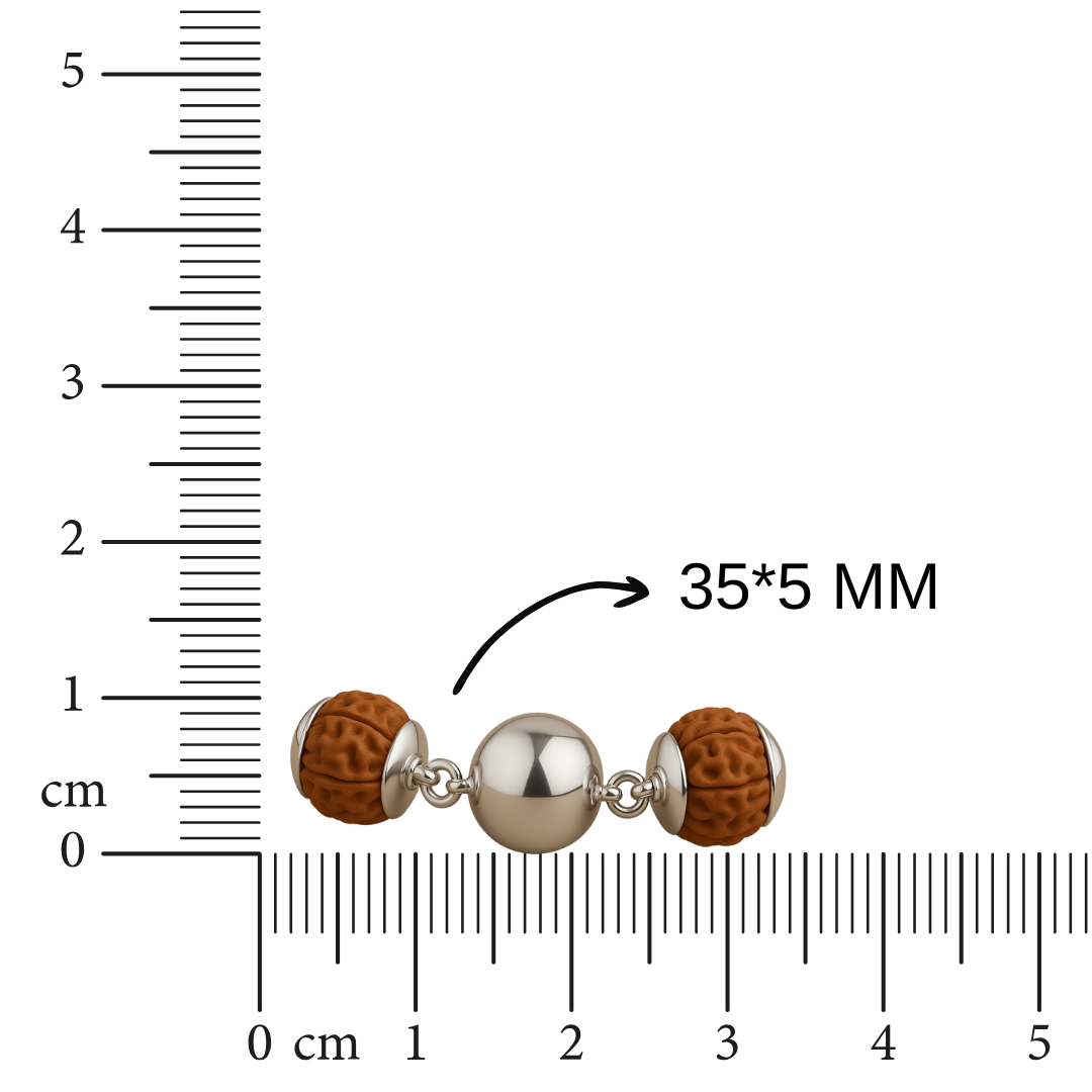 Rudraksha Ball Rakhi-Rakhi-Anushka Jain Jewellery