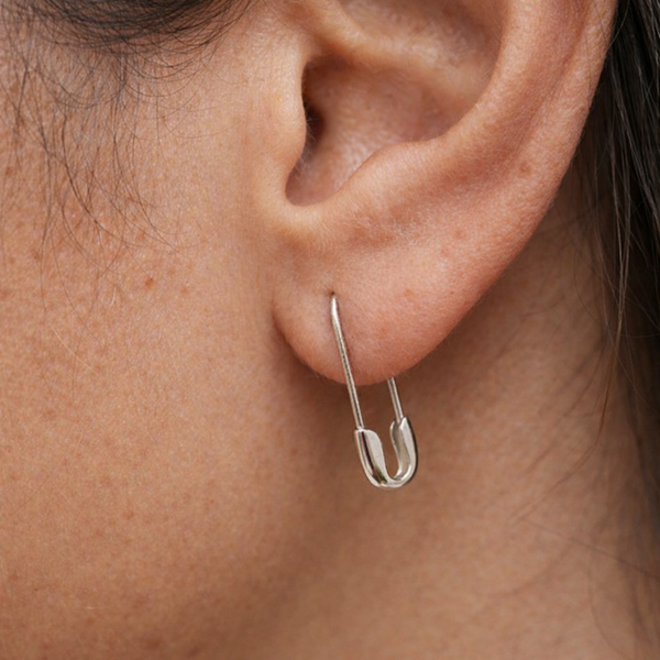 Safety Pin Earrings-Earrings-Anushka Jain Jewellery