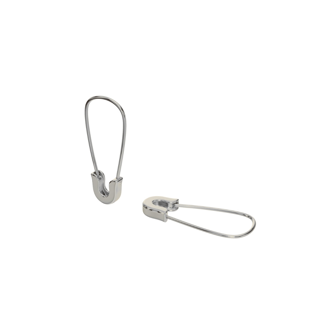 Safety Pin Earrings-Earrings-Anushka Jain Jewellery