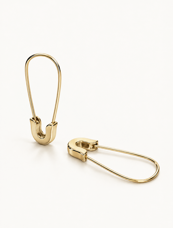 Safety Pin Earrings