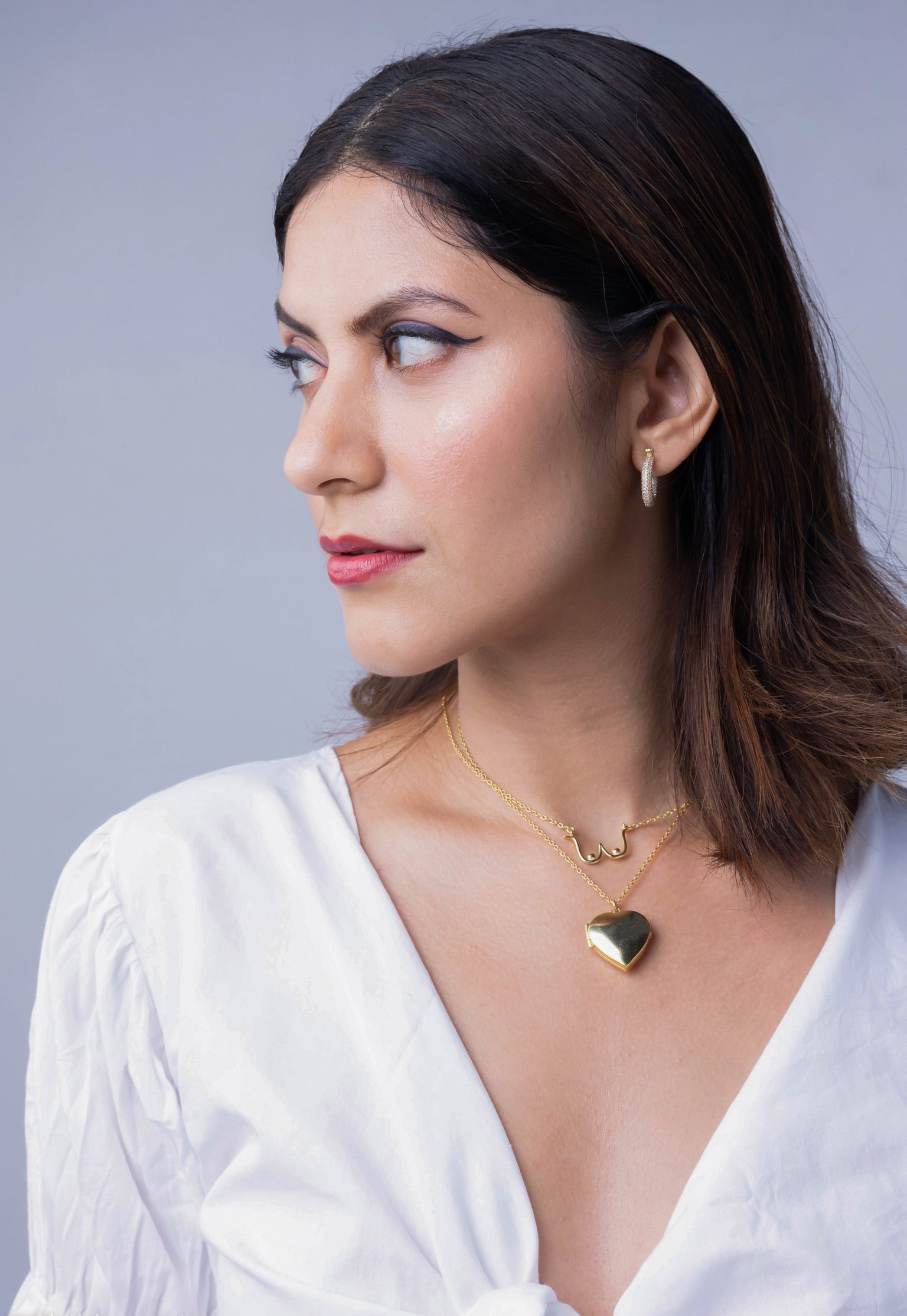 Sakshi's "Heart Out Locket"-Lockets-Anushka Jain Jewellery
