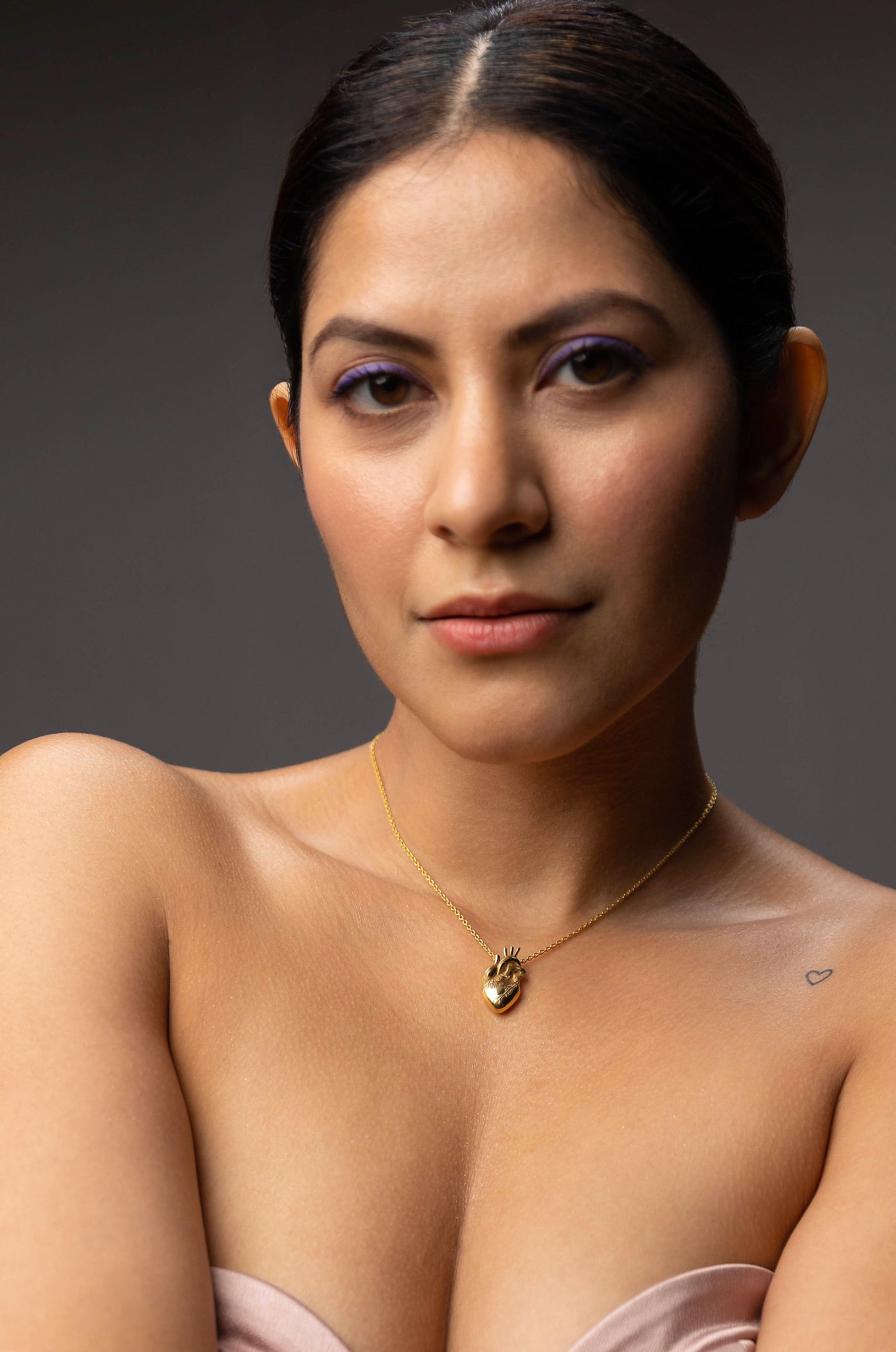Sakshi We Heart It Necklace | 925 Silver | AJJ