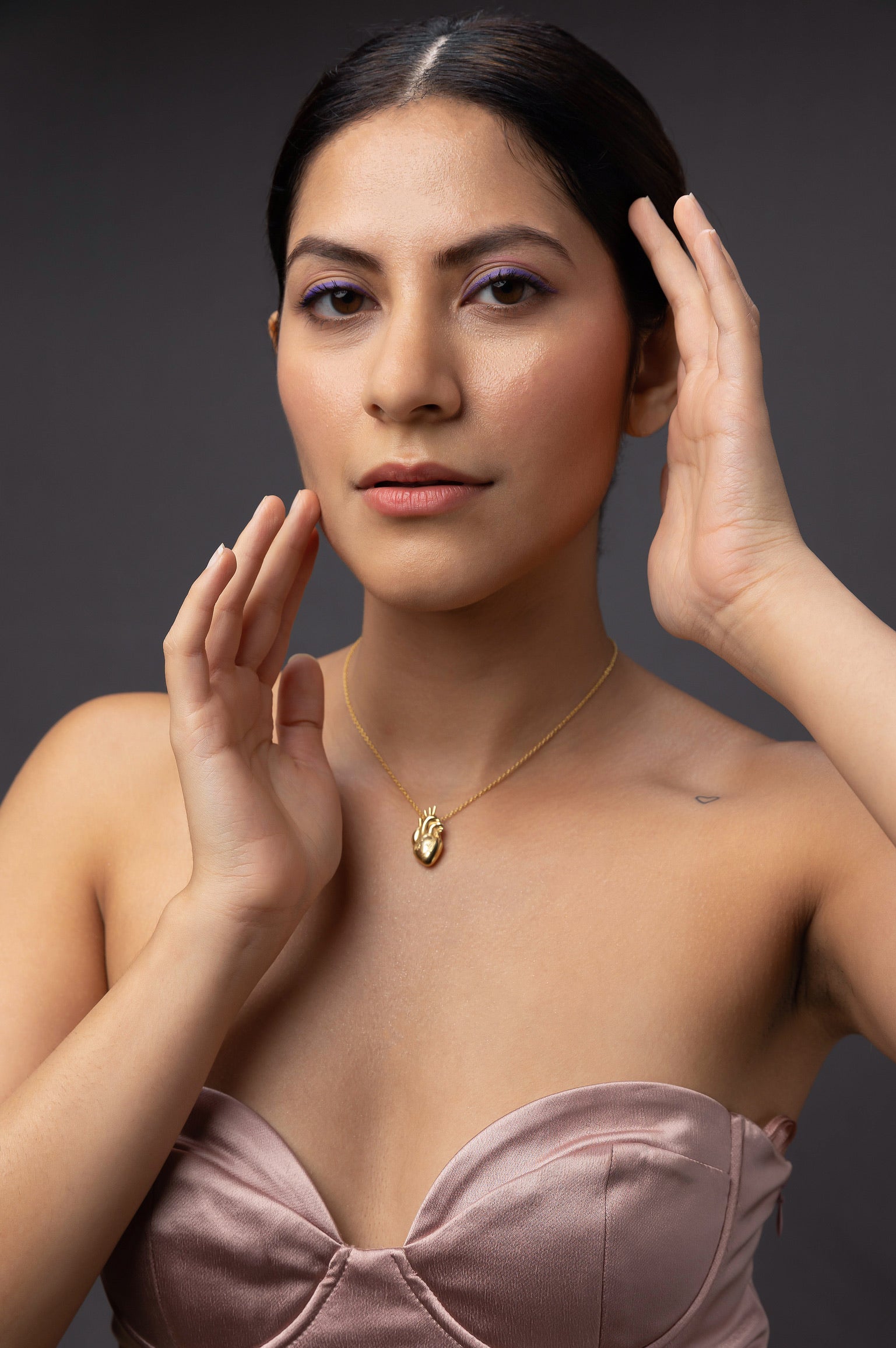 Sakshi's We Heart It Necklace-Pendants-Anushka Jain Jewellery