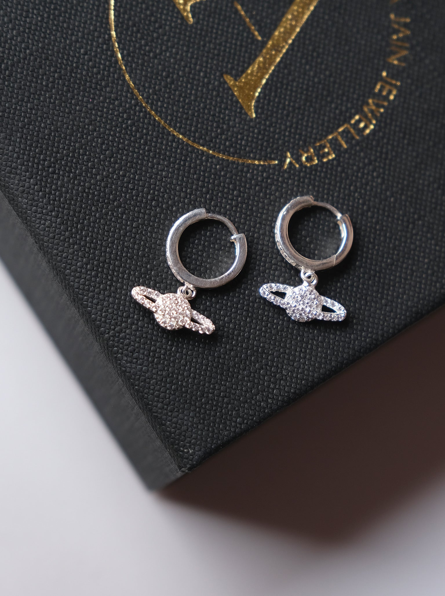 Saturnine Huggies-Huggie-Anushka Jain Jewellery