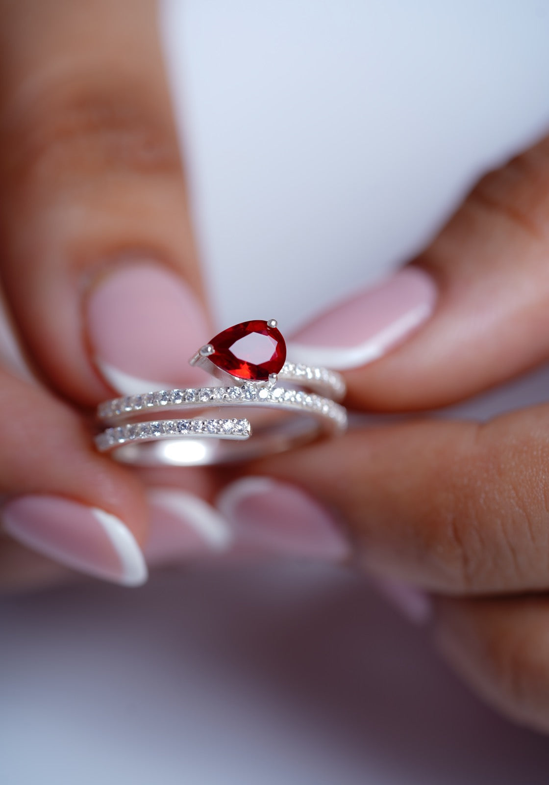 Scarlet Spiral Ring-Rings-Anushka Jain Jewellery