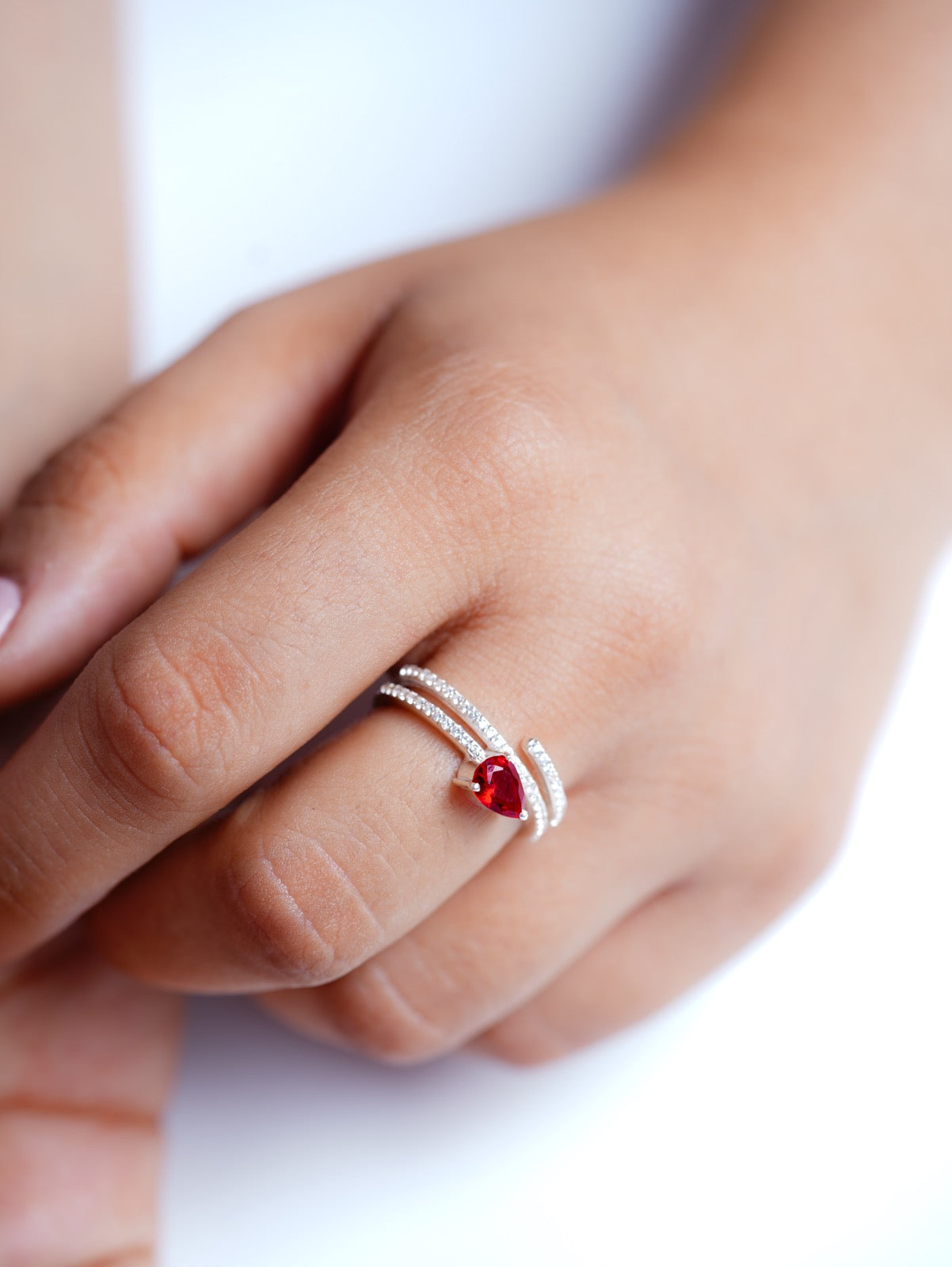 Scarlet Spiral Ring-Rings-Anushka Jain Jewellery