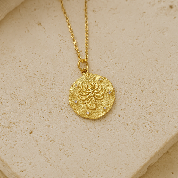 Scorpio Zodiac Necklace-Necklaces-Anushka Jain Jewellery