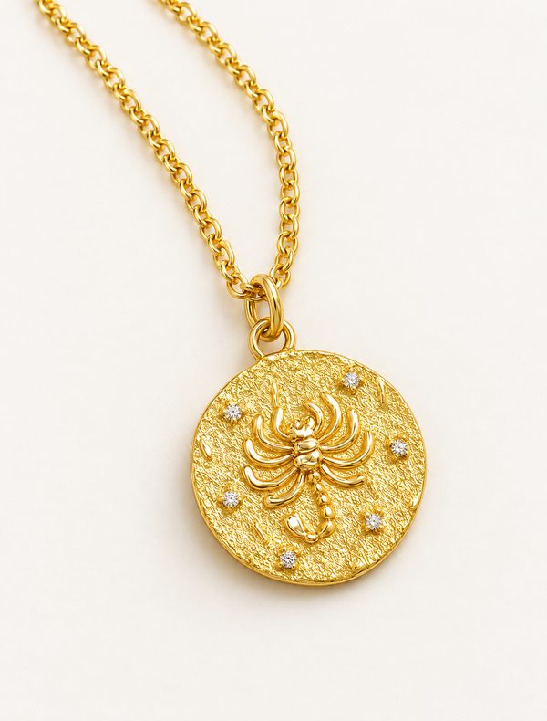 Scorpio Zodiac Necklace