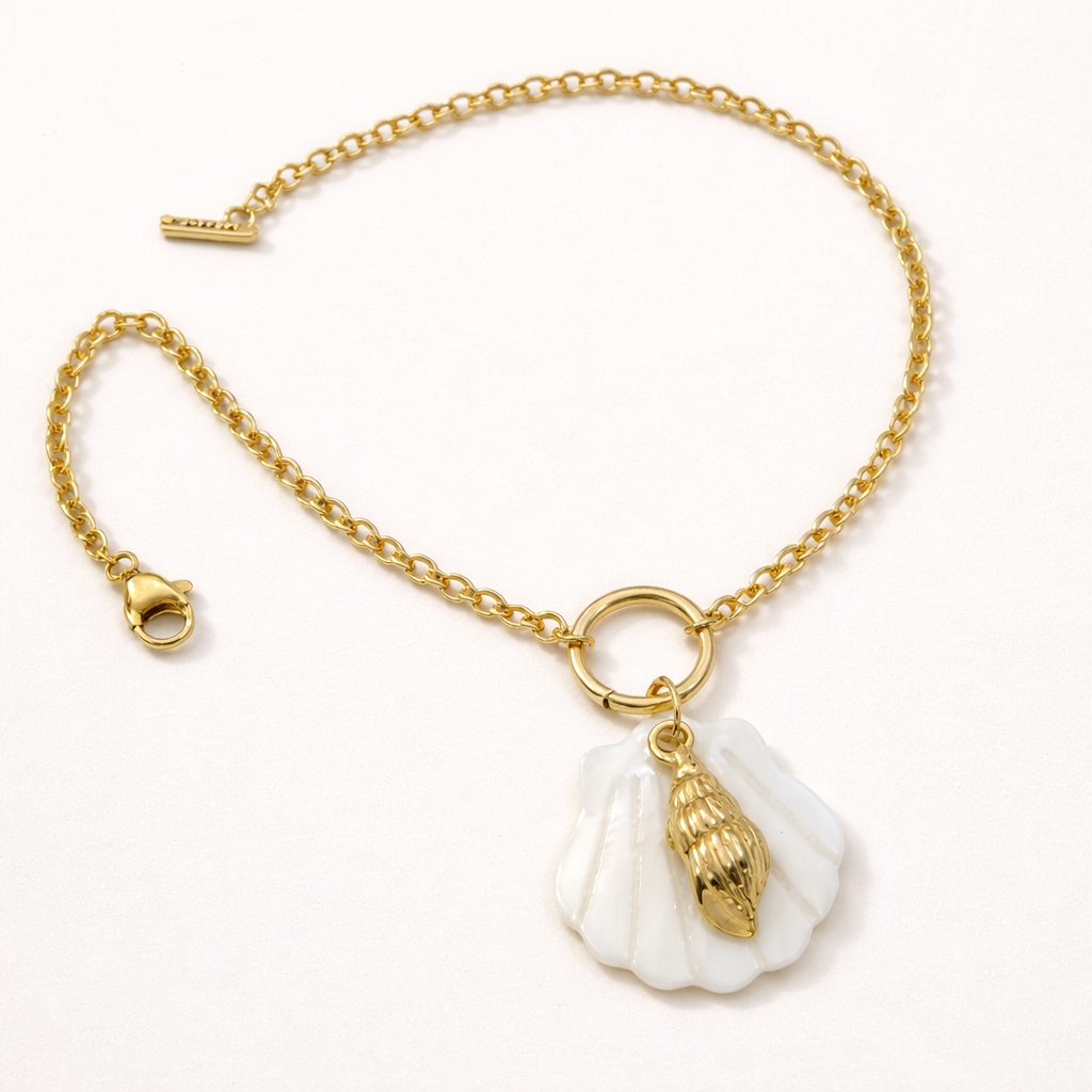 Shell Pearl Bracelet-Anushka Jain Jewellery