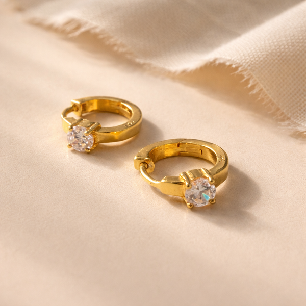 Single Diamond Huggie-Anushka Jain Jewellery