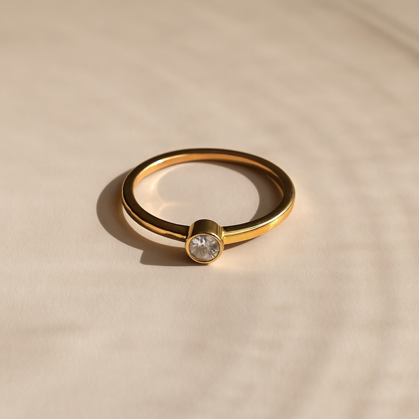 Single Diamond Ring-Rings-Anushka Jain Jewellery