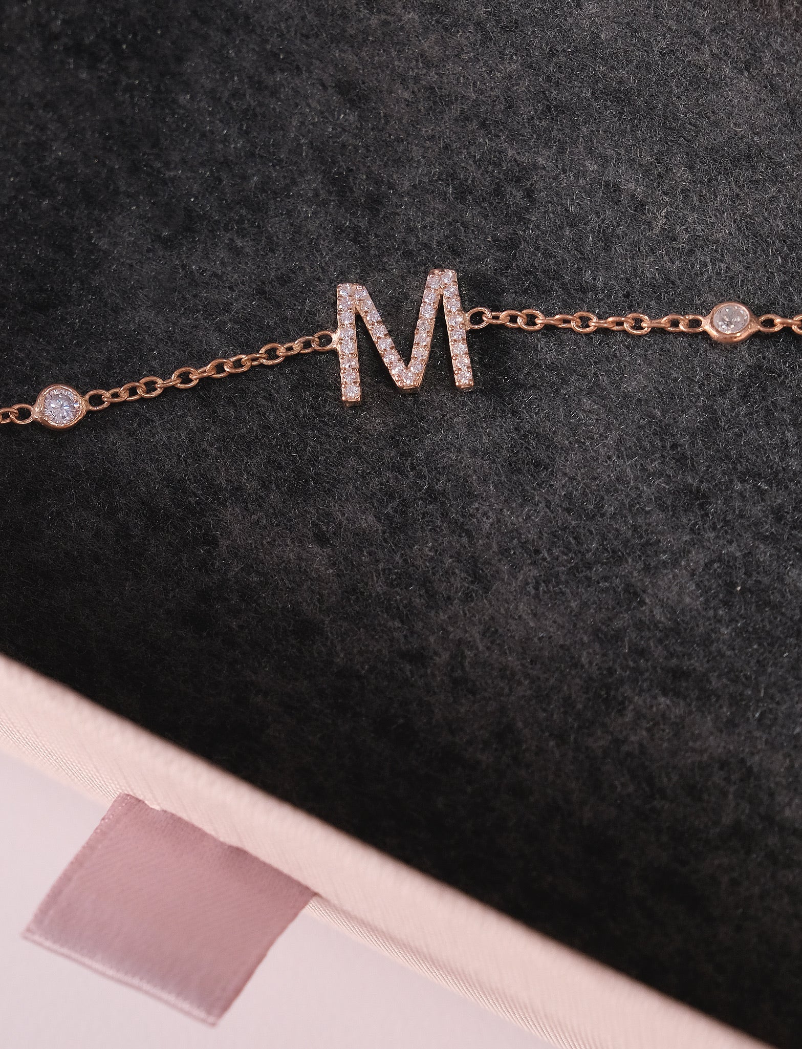 Single Letter Bracelet-Bracelets-Anushka Jain Jewellery