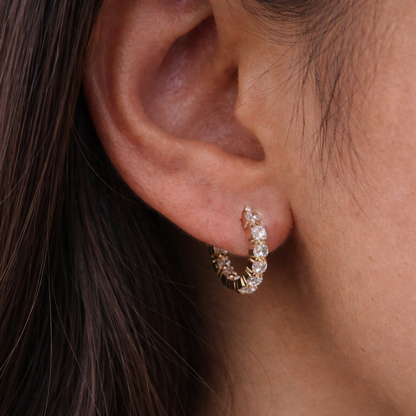 Small Round Hoop Earring-Hoops-Anushka Jain Jewellery
