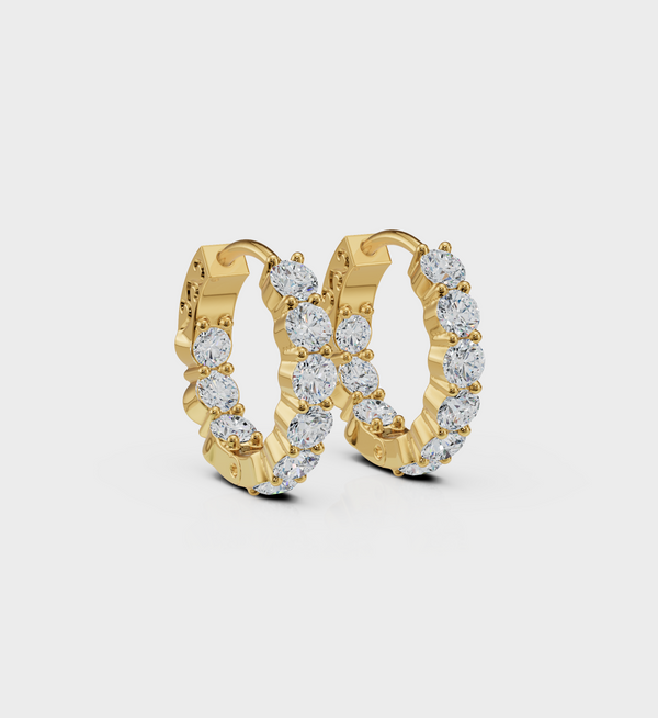 Small Round Hoop Earring-Hoops-Anushka Jain Jewellery