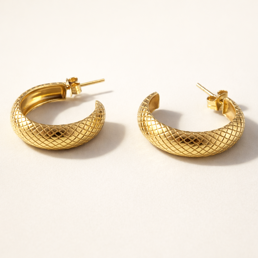 Snaked Hoops-Anushka Jain Jewellery