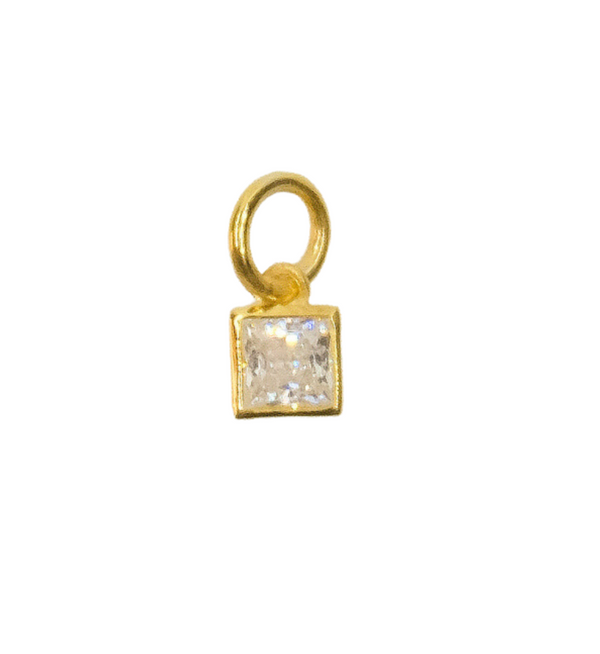 Square Drop Charm-Charms-Anushka Jain Jewellery