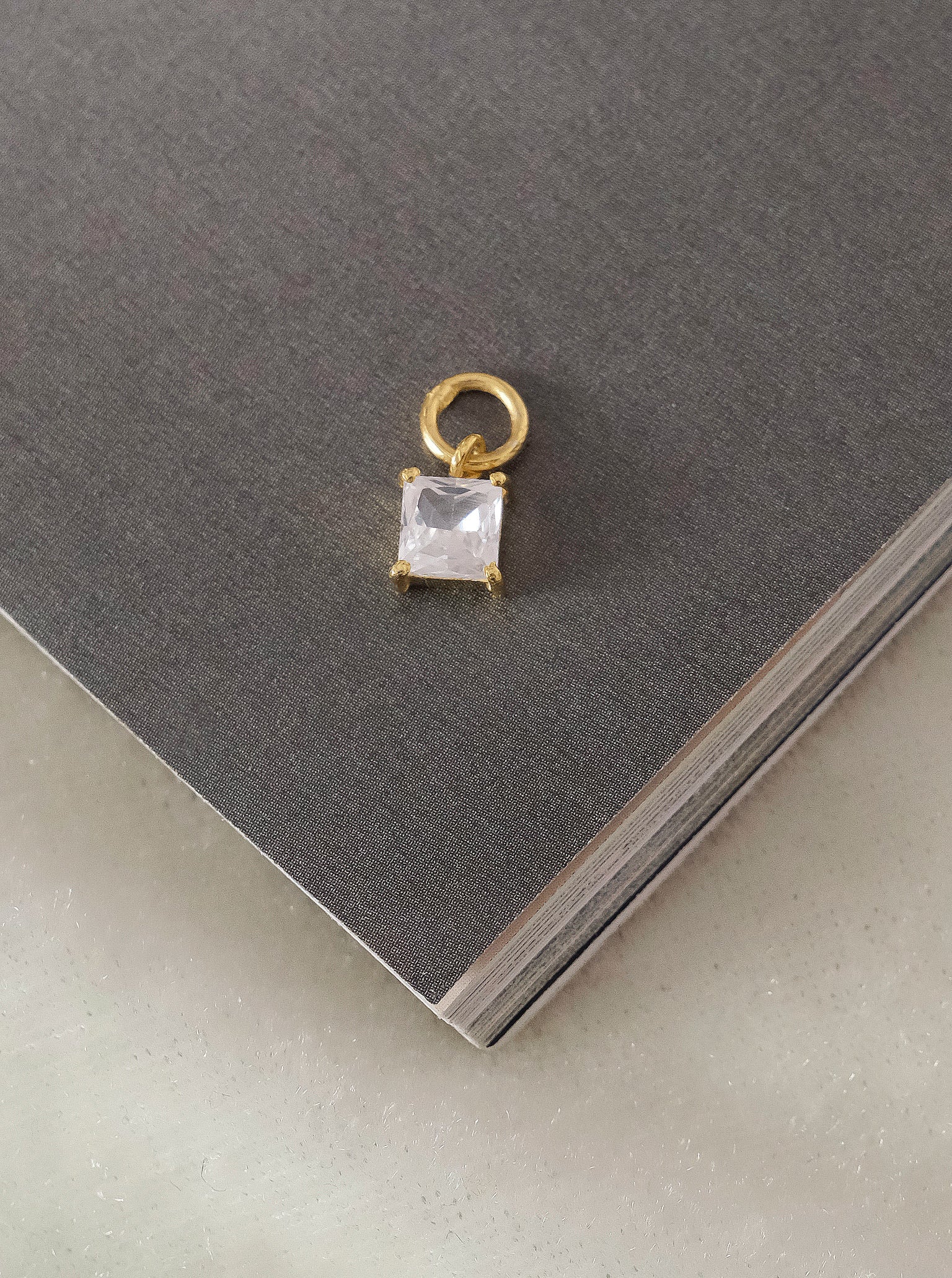 Square Drop Charm-Charms-Anushka Jain Jewellery