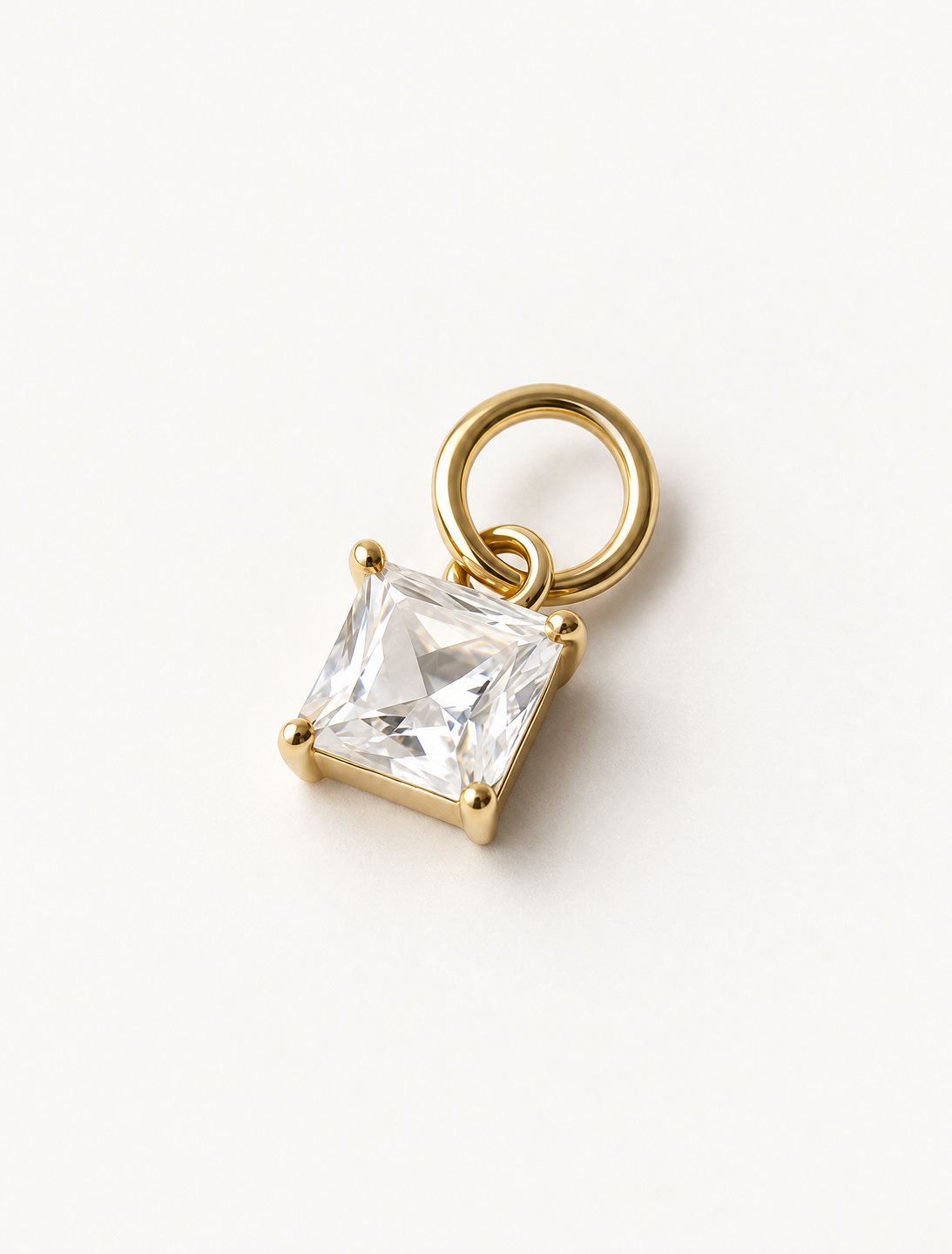 Square Drop Charm