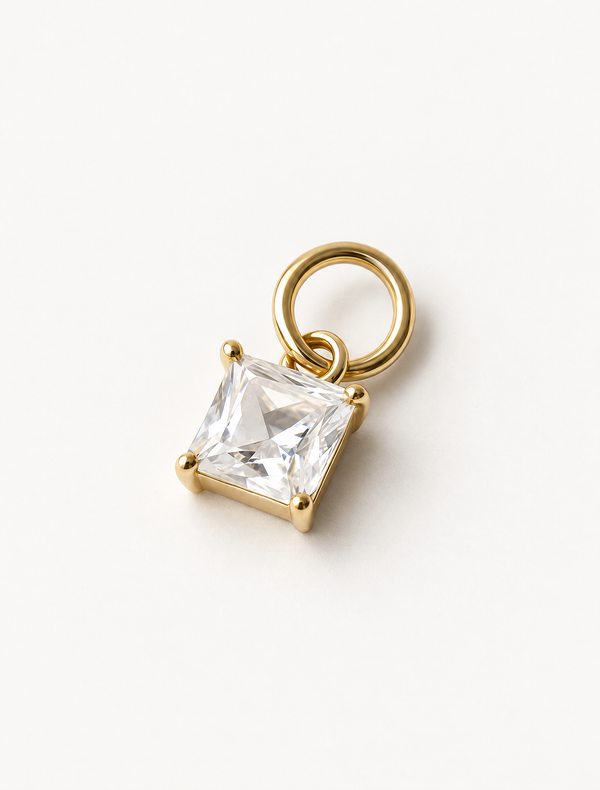 Square Drop Charm