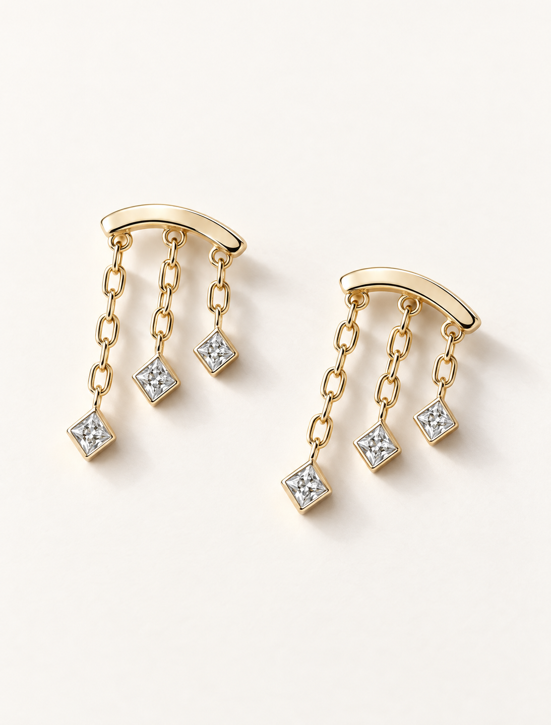Square Hanging Studs