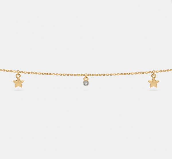 Star Drop Anklet-Anushka Jain Jewellery