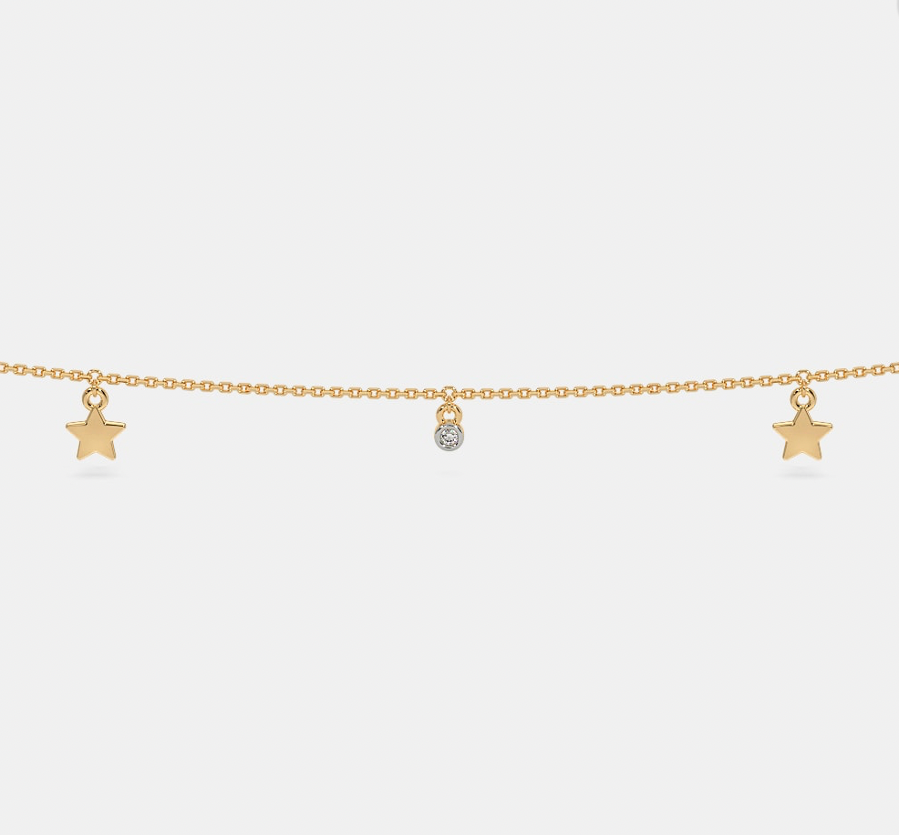 Star Drop Anklet-Anushka Jain Jewellery