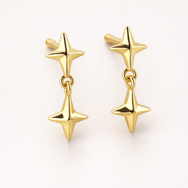 Star Drop Stud-Anushka Jain Jewellery