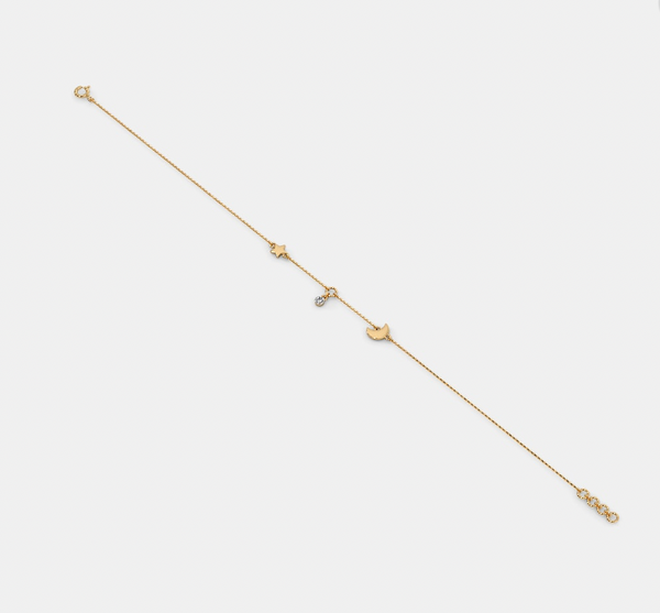Star Moon Anklet-Anushka Jain Jewellery