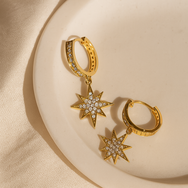 Starburst Huggies-Huggie-Anushka Jain Jewellery