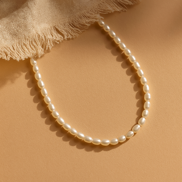 String of Pearl's necklace-Pendants-Anushka Jain Jewellery