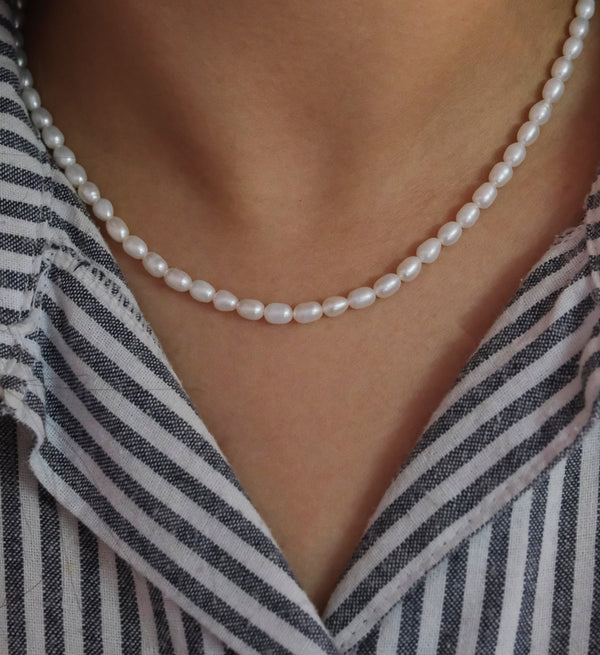 String of Pearl's necklace-Pendants-Anushka Jain Jewellery