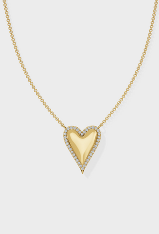 Studded Heart Necklace