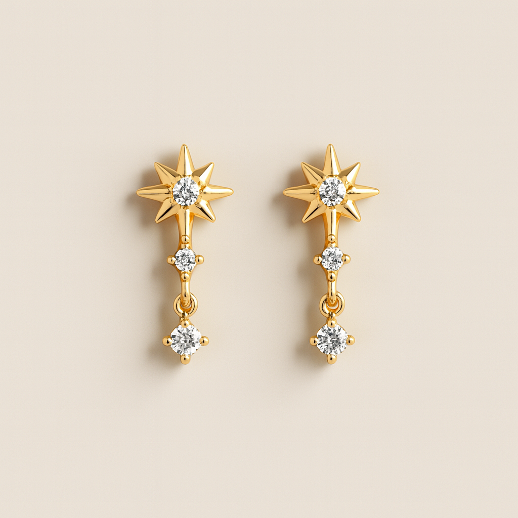Sun Drop Diamond Stud-Anushka Jain Jewellery