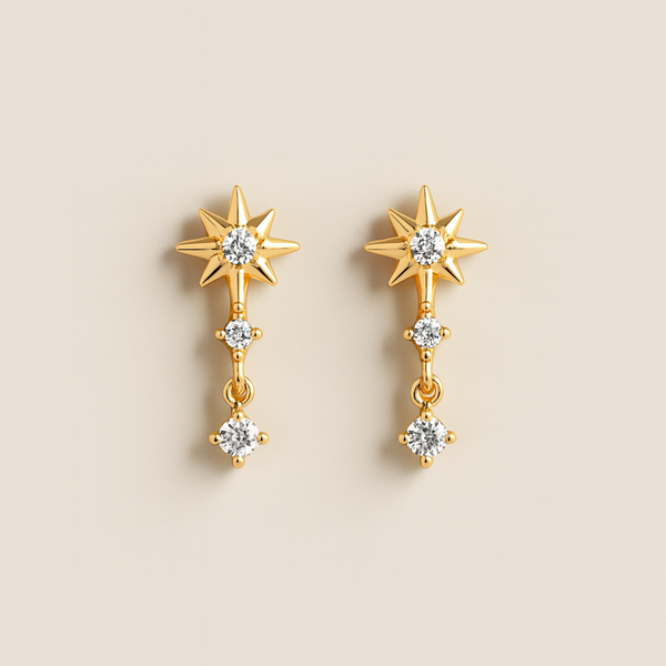 Sun Drop Diamond Stud-Anushka Jain Jewellery