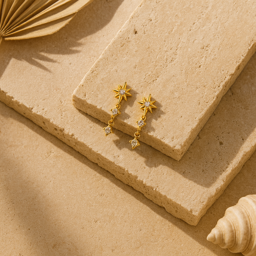 Sun Drop Diamond Stud-Anushka Jain Jewellery