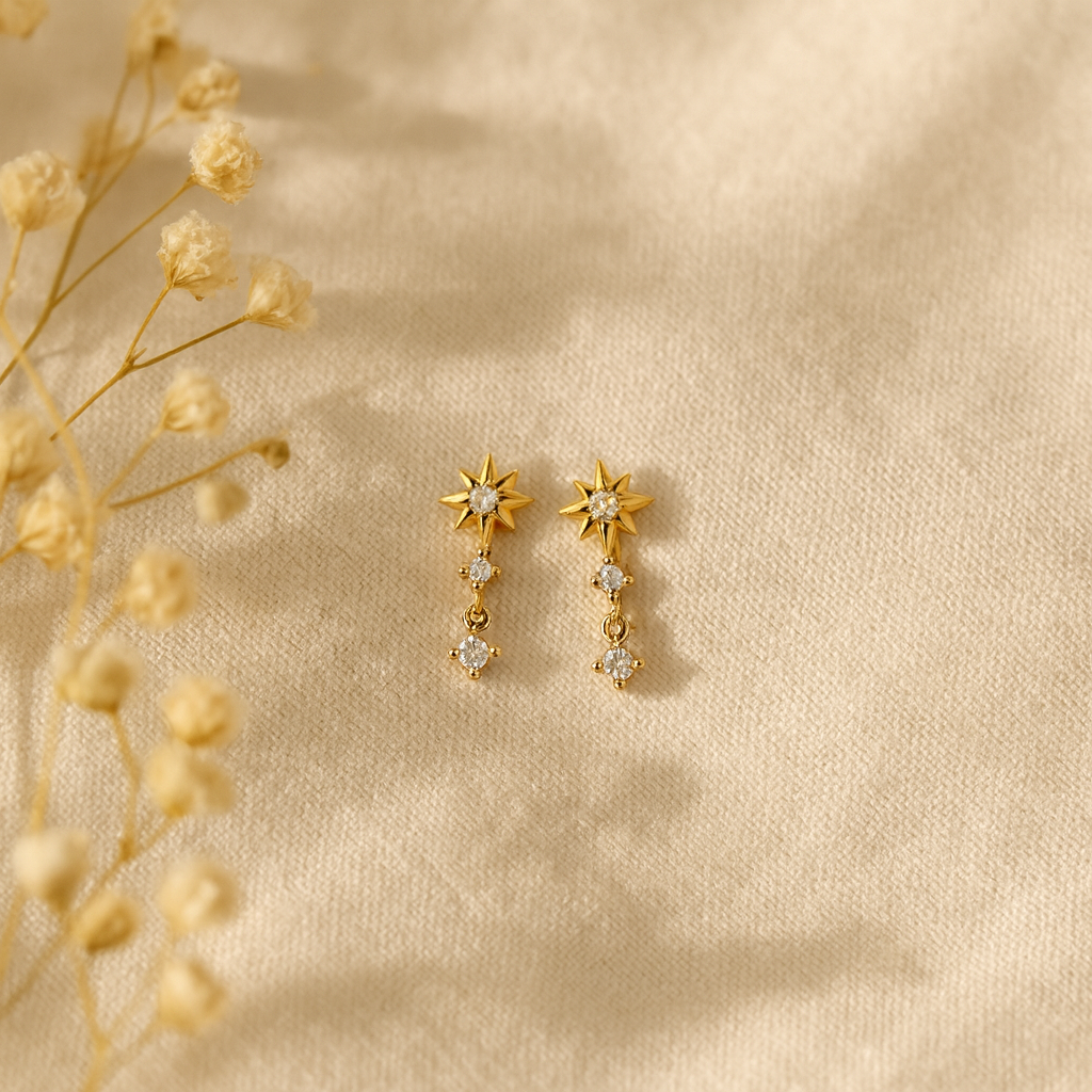 Sun Drop Diamond Stud-Anushka Jain Jewellery