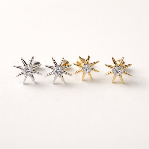 Sun Spike Studs-Anushka Jain Jewellery