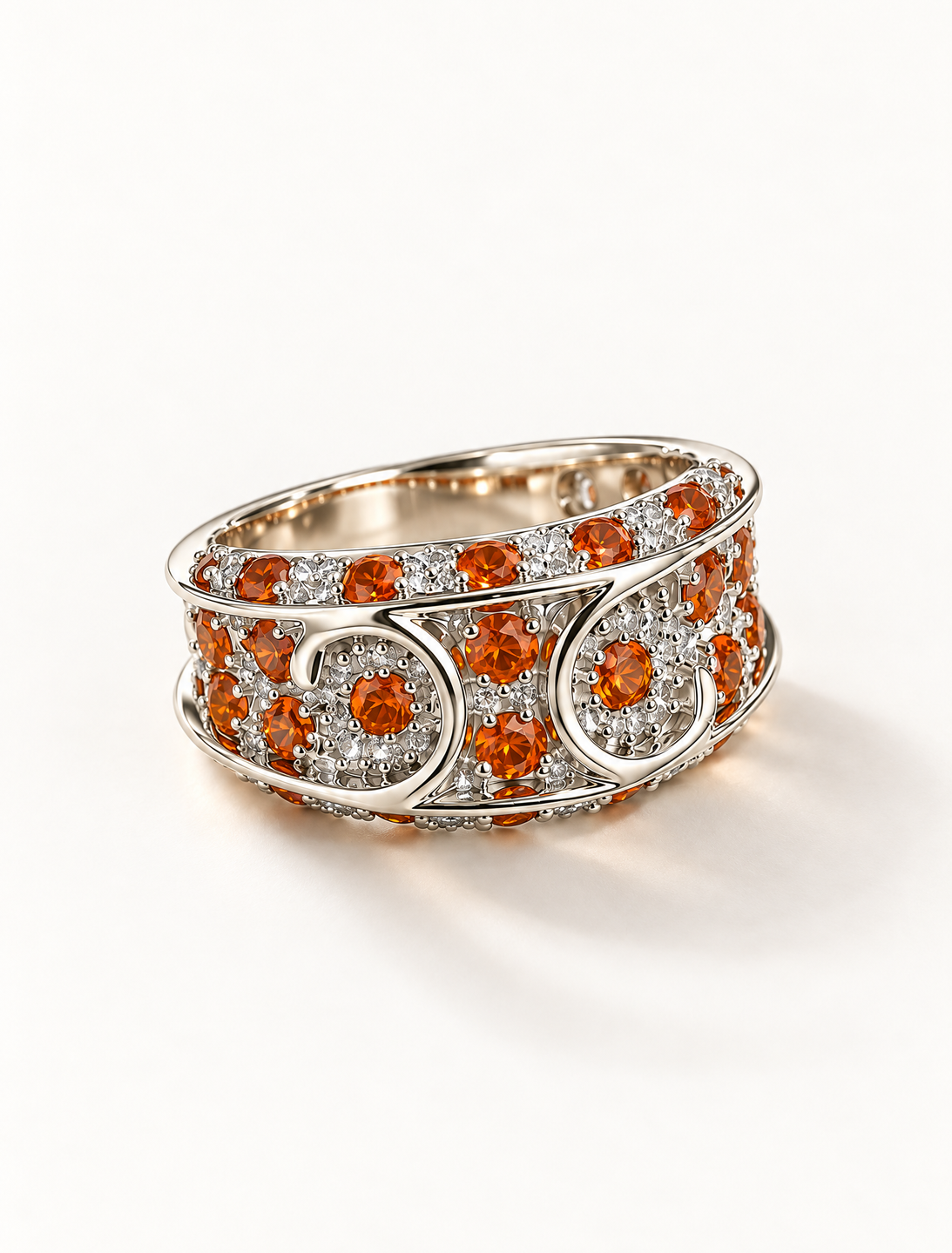Sunburst Eternity Ring
