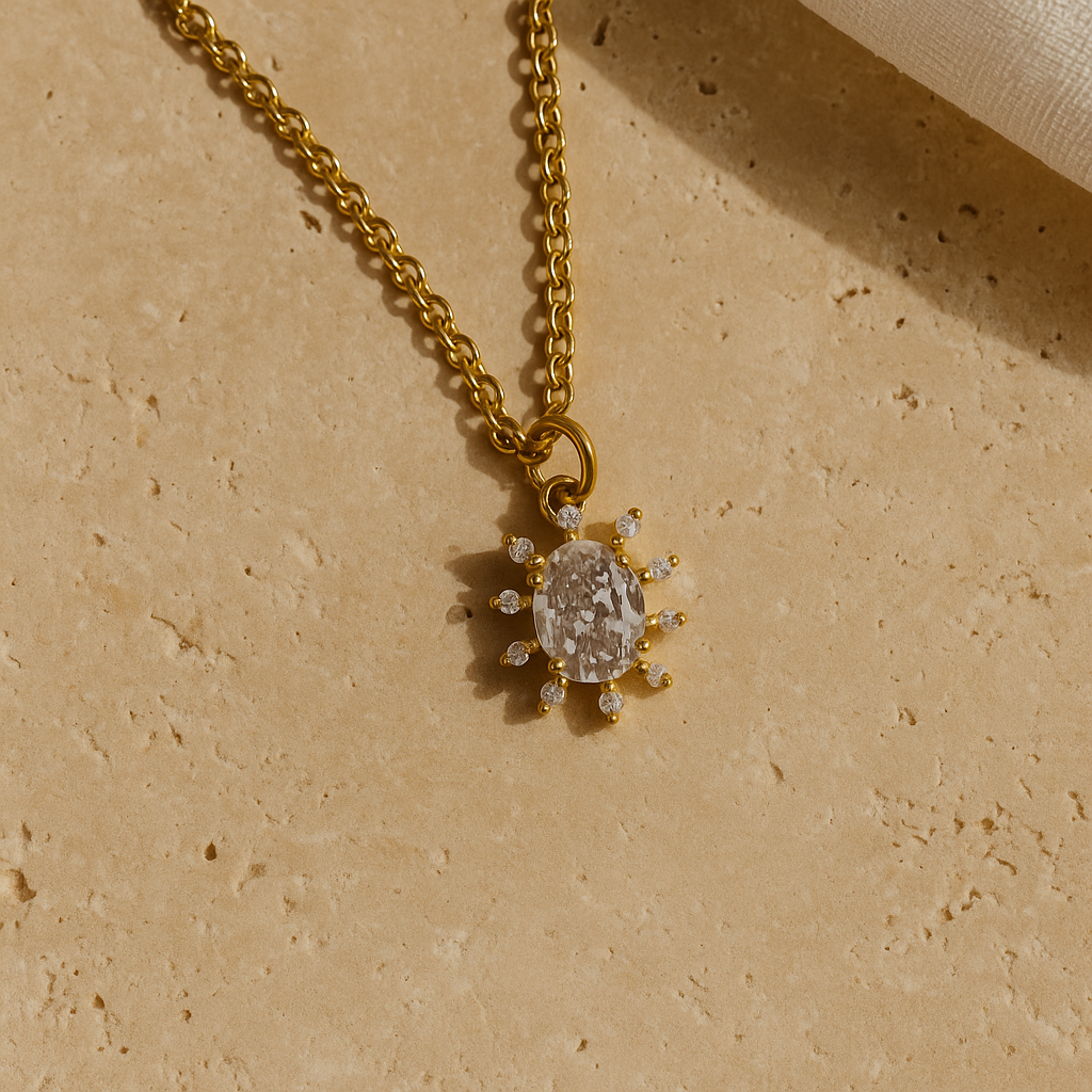 Sunshine Diamond Necklace-Anushka Jain Jewellery