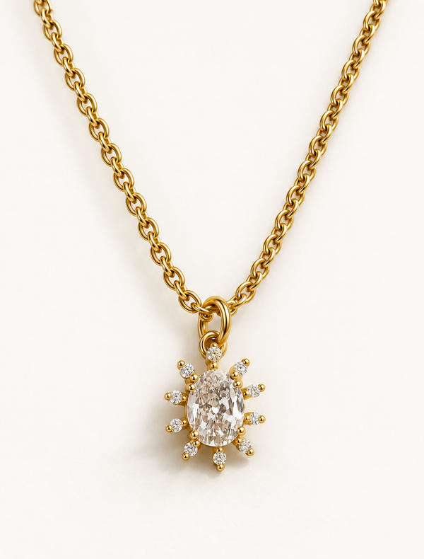 Sunshine Diamond Necklace